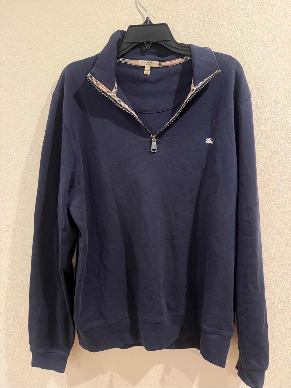 Burberry London quarter-zip pullover Sweater XL